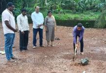 ನೆಲ್ಯಾಡಿ ಸ್ಮಶಾನ ನಿರ್ಮಾಣಕ್ಕೆ ಗುದ್ದಲಿಪೂಜೆ