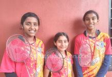 ಬ್ಯಾಡ್ಮಿಂಟನ್: ಸರಸ್ವತಿ ವಿದ್ಯಾ ಮಂದಿರದ ವಿದ್ಯಾರ್ಥಿಗಳು ತಾಲೂಕು ಮಟ್ಟಕ್ಕೆ ಆಯ್ಕೆ