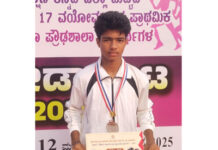ಮಣಿಕ್ಕರ ಸರಕಾರಿ ಪ್ರೌಢಶಾಲೆಯ ವಿದ್ಯಾರ್ಥಿ ನಿತಿನ್ ಮಣಿಕ್ಕರ 3000ಮೀ. ಓಟದಲ್ಲಿ ರಾಜ್ಯಮಟ್ಟಕ್ಕೆ ಆಯ್ಕೆ