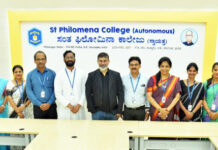 ವೈಭವ್ ಫೆಲೋಶಿಪ್ ಪ್ರಶಸ್ತಿಗೆ ಭಾಜನರಾದ ಸಂತ ಫಿಲೋಮಿನಾ (ಸ್ವಾಯತ್ತ) ಕಾಲೇಜಿನ ಹಿರಿಯ ವಿದ್ಯಾರ್ಥಿ ಪ್ರೊ. ಪ್ರಶಾಂತ್ ಮಿನೇಜಸ್ ಕಾಲೇಜಿಗೆ ಭೇಟಿ – ಸಂವಾದ