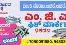 ಕಡಬ ಎಂ.ಜಿ.ಎಂ.ಪಿಶ್ ಮಾರ್ಕೆಟ್ ನಲ್ಲಿ ಒಂದು ಕೆ.ಜಿ.ಬಂಗುಡೆ ಕೊಂಡರೆ ಅರ್ಧ ಕೆ.ಜಿ ಬೂತಾಯಿ ಉಚಿತ