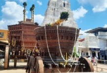 ಕುಕ್ಕೆ: ಶ್ರೀ ಕ್ಷೇತ್ರದಲ್ಲಿ ಜಾತ್ರಾ ಪ್ರಯುಕ್ತ ರಥಗಳಿಗೆ ಗೂಟ ಪೂಜಾ ಮುಹೂರ್ತ