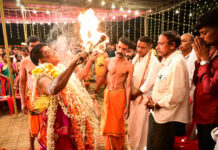 ನರಿಮೊಗರು ಮರಾಟಿ ಸಮಾಜ ಸೇವಾ ಸಂಘದಲ್ಲಿ ಶ್ರದ್ಧಾಭಕ್ತಿಯ ಗೋಂದೋಳು ಪೂಜೆ