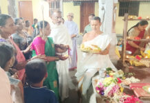 ಸಜಿಪನಡು ದೇವಾಲಯದಲ್ಲಿ ಡಾ.ವೀರೇಂದ್ರ ಹೆಗ್ಗಡೆಯವರ ಹುಟ್ಟುಹಬ್ಬದ ಪ್ರಯುಕ್ತ ರಂಗಪೂಜೆ