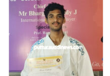 ರಾಜ್ಯಮಟ್ಟದ ಅಂತರ್ ಕಾಲೇಜು ಕರಾಟೆ ಸ್ಪರ್ಧೆ: ಚಿನ್ನದ ಪದಕ ಪಡೆದ ವಿವೇಕಾನಂದ ಇಂಜಿನಿಯರಿಂಗ್ ವಿದ್ಯಾರ್ಥಿ ನಿಕ್ಷೇಪ್ಕೃಷ್ಣ