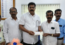 ದ.ಕ.ಜಿಲ್ಲಾ ಸಹಕಾರಿ ಯೂನಿಯನ್ ಅಧ್ಯಕ್ಷ ಶಶಿಕುಮಾರ್ ರೈ ಬಾಲ್ಯೋಟ್ಟು ಹೊಸಮಠ ಪ್ರಾ.ಕೃ.ಪ.ಸ.ಸಂಘಕ್ಕೆ ಭೇಟಿ-ಸಹಾಯಧನ ಚೆಕ್ ಹಸ್ತಾಂತರ