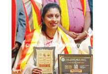 ರಾಷ್ಟ್ರೀಯ ಮಟ್ಟದ ಕಿತ್ತೂರು ರಾಣಿ ಚೆನ್ನಮ್ಮ ಪ್ರಶಸ್ತಿ ಸ್ವೀಕರಿಸಿದ ವಿಂಧ್ಯಾ.ಎಸ್.ರೈ