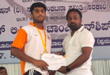 ರಾಜ್ಯಮಟ್ಟದ ವೈಟ್ ಲಿಫ್ಟಿಂಗ್ ಸ್ಪರ್ಧೆ: ವಿವೇಕಾನಂದ ಪದವಿಪೂರ್ವ ಕಾಲೇಜಿನ ವಿದ್ಯಾರ್ಥಿಗೆ ಚಿನ್ನದ ಪದಕ