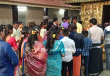 ಮಠಂತಬೆಟ್ಟು ಮಹಿಷಮರ್ದಿನಿ ದೇವಸ್ಥಾನದಲ್ಲಿ ಸಂಕ್ರಮಣ ಪೂಜೆ