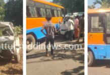 ವಿಟ್ಲ: ಬಸ್ ಮತ್ತು ಓಮ್ನಿ ಕಾರು ನಡುವೆ ಭೀಕರ ರಸ್ತೆ ಅಪಘಾತ- ಓರ್ವ ಮೃತ್ಯು-ಇಬ್ಬರು ಗಂಭೀರ…!