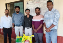 ಜಿಡೆಕಲ್ಲು ಸರ್ಕಾರಿ ಪ್ರ.ದರ್ಜೆ ಕಾಲೇಜಿಗೆ ಉಚಿತ ಭೋಜನ ವ್ಯವಸ್ಥೆಗೆ 6ಕ್ವಿ. ಅಕ್ಕಿ, ದಿನಸಿ ಸಾಮಾಗ್ರಿ ನೀಡಿದ ಹಿರಿಯ ವಿದ್ಯಾರ್ಥಿಗಳು