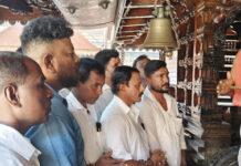 ಶಾಸಕ ಅಶೋಕ್ ರೈ ಬ್ಯಾನರ್ಗೆ ಹಾನಿ : ಶ್ರೀ ಮಹಾಲಿಂಗೇಶ್ವರ ದೇವಸ್ಥಾನದಲ್ಲಿ ಪ್ರಾರ್ಥನೆ ಸಲ್ಲಿಸಿದ ಕಾಂಗ್ರೆಸ್ ಮುಖಂಡರು