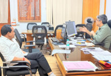 ಶಾಸಕರಿಂದ ಆರೋಗ್ಯ ಇಲಾಖೆ ಅಪರ ಮುಖ್ಯ ಕಾರ್ಯದರ್ಶಿ ಹರ್ಷಗುಪ್ತ ಅವರ ಭೇಟಿ