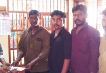 ಅಪಘಾತ ಗಾಯಾಳು ಪಂಚಾಕ್ಷರಿ ಲೈಟಿಂಗ್ಸ್ನ ಗಣೇಶ್ ಗೌಡರ ಚಿಕಿತ್ಸೆಗೆ ಪುತ್ತೂರು ಜಾತ್ರೆ ವ್ಯಾಪಾರಸ್ಥರ ಸಂಘದಿಂದ ಆರ್ಥಿಕ ನೆರವು