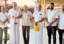 ಶ್ರೀ ಮಹಾಲಿಂಗೇಶ್ವರ ದೇವಸ್ಥಾನ ಸಂರಕ್ಷಣಾ ಸಮಿತಿಯಿಂದ ದೇವಳಕ್ಕೆ ಅಕ್ಕಿ, ತೊಗರಿಬೇಳೆ, ಕಡ್ಲೆಬೇಳೆ, ಬೆಲ್ಲ ಸಮರ್ಪಣೆ