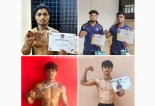 ಕ್ರಿಸ್ಟೋಫರ್ ಫಿಟ್ನೆಸ್ ಸೆಂಟರ್ಗೆ ಬಾಡಿಬಿಲ್ಡಿಂಗ್, ಸ್ವಿಮ್ಮಿಂಗ್ ಕ್ಷೇತ್ರದಲ್ಲಿ ಹಲವು ಪ್ರಶಸ್ತಿಗಳ ಗರಿ