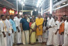 ಪೆರುವಾಜೆ ದೇವಾಲಯಕ್ಕೆ ಮಾಜಿ ಸಂಸದ ಕಟೀಲ್ ಭೇಟಿ
