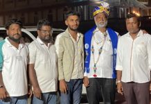 ಹಾಸನಾಂಬಾ ದೇವಸ್ಥಾನಕ್ಕೆ ತೆರಳಿದ ಸಚಿವರನ್ನು ಸ್ವಾಗತಿಸಿದ ಕಾಂಗ್ರೆಸ್ ಪ್ರಮುಖರು